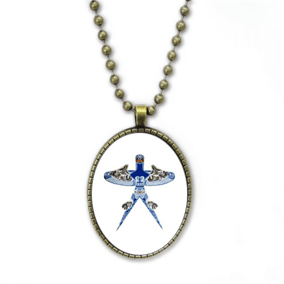chinese culture kite traditional pattern necklace vintage chain bead pendant jewelry collection