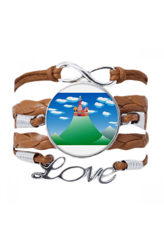 chinese french mountain cloud castle bracelet love chain ornament wristband