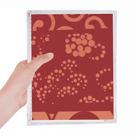 chinese japanese style asia wave dot pattern notebook loose diary refillable journal statiry