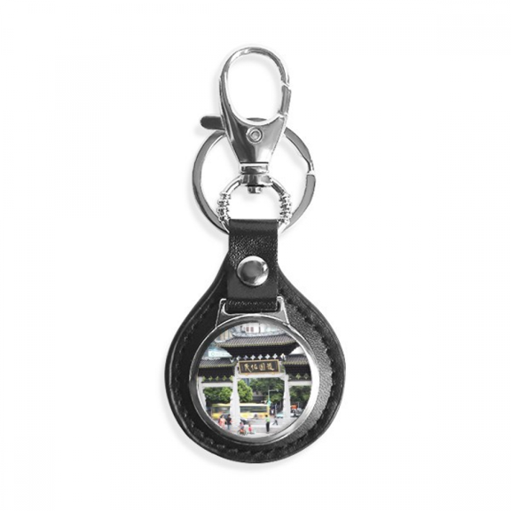 chinese traditional architecture photography key link chain keyholder finder hook metal