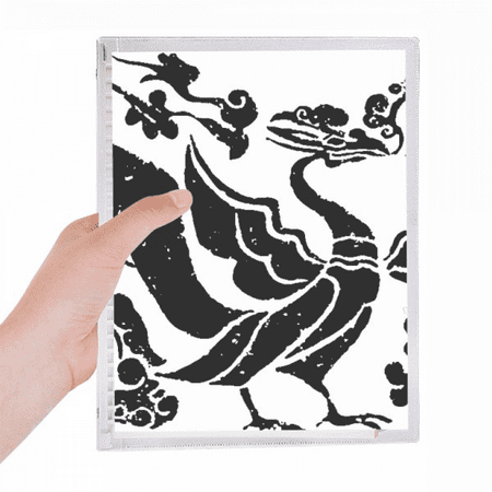 chinese wei jin dynasties birds pattern notebook loose diary refillable journal statiry