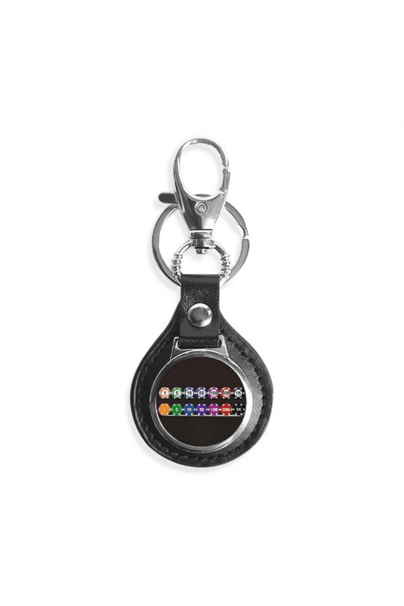 chips lateral arrangement illustration key link chain keyholder finder hook metal