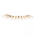 thumbnail image 1 of chiwanji 6x 10 Pieces Clarinet Reeds Thinner Tip Strength 2.5 Parts Accessory Traditional BB Clarinet Reeds Quality Sound for Player, 1 of 10