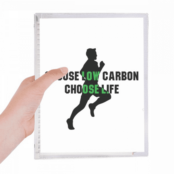 choose low carbon choose life notebook loose diary refillable journal statiry