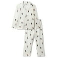 thumbnail image 1 of chopper club Boys' Cotton Knit Pajama Set – Teddy Print, Long Sleeve Sleepwear, Sizes 6-16 (6-13 Years), Regular Fit with Cuffed Sleeves & Bottoms US8, 1 of 6