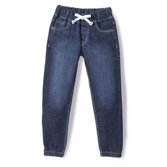 chopper club Boys Denim Jeans - Stretchable Cotton Fabric - Slim Fit - Round Elastic at Waist & Leg Opening 5799jogden DX 12