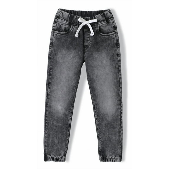 chopper club Boys Denim Jeans - Stretchable Cotton Fabric - Slim Fit - Round Elastic at Waist & Leg Opening 5799jogden DX 16