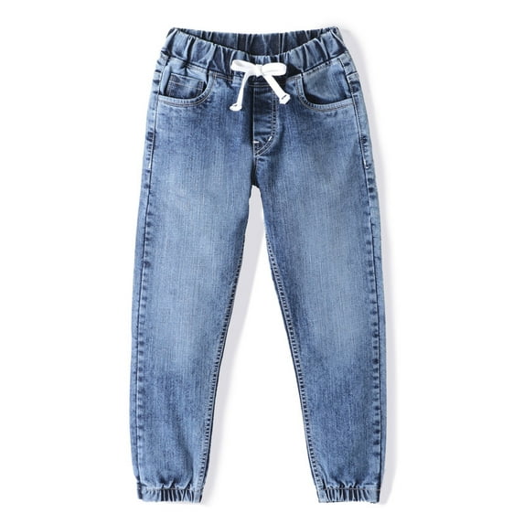 chopper club Boys Denim Jeans - Stretchable Cotton Fabric - Slim Fit - Round Elastic at Waist & Leg Opening 5799jogden DX 18