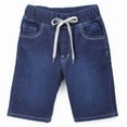thumbnail image 1 of Chopper Club Boys Regular Fit Denim Shorts, Stretchable Denim Fabric in DX Wash, Sizes 5-16, 1 of 5