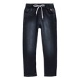thumbnail image 1 of chopper club Boys Jeans - Elastic Waist with Drawstrings Stretchable Denim Pants in Slim Fit 26, 1 of 4