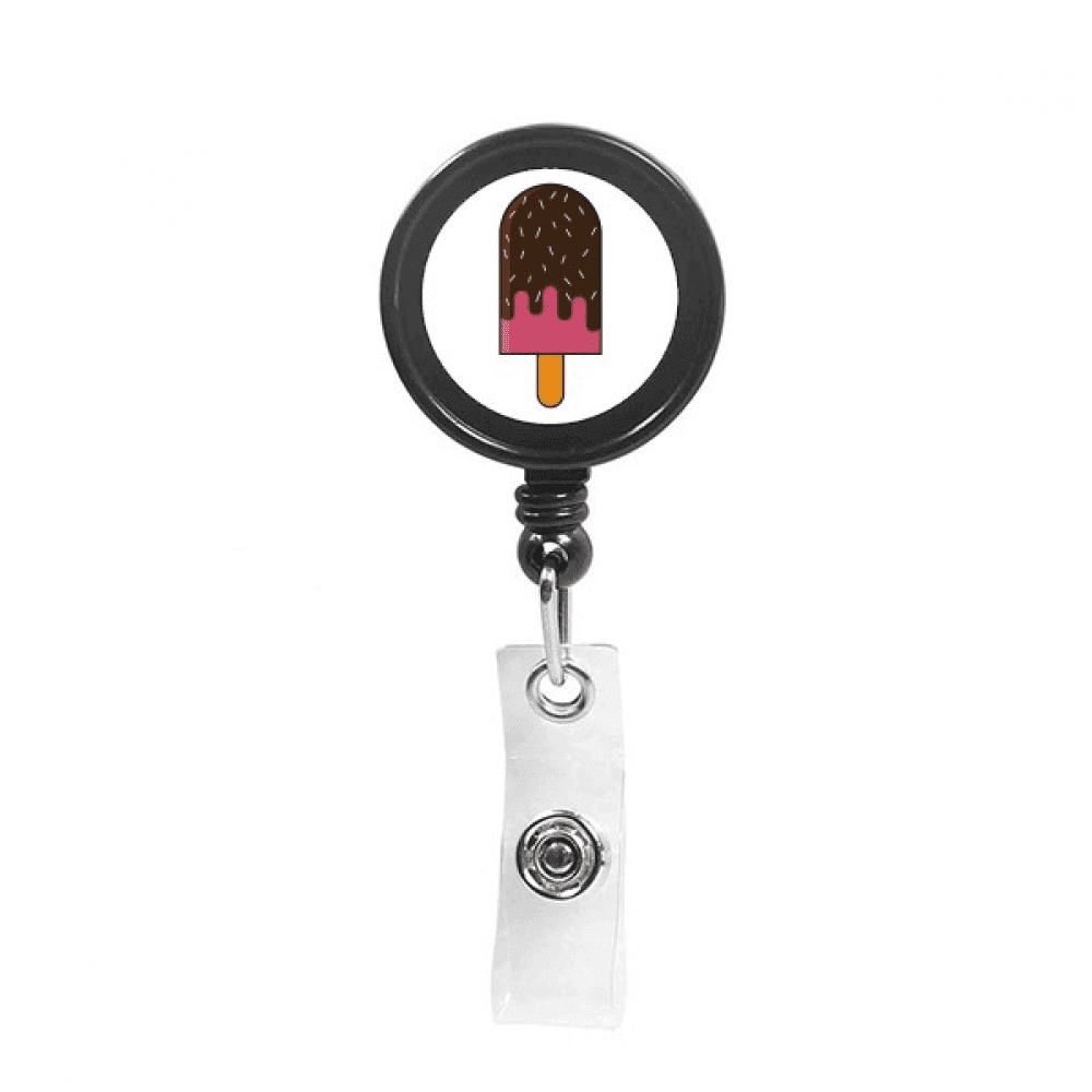 chote needle crispy sweet ice  Retractable Keychain Badge Holder ID Badge