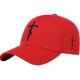thumbnail image 1 of christian faith hat easter gift jesus hat cross hat comfortable adjustable one size fits most, 1 of 1