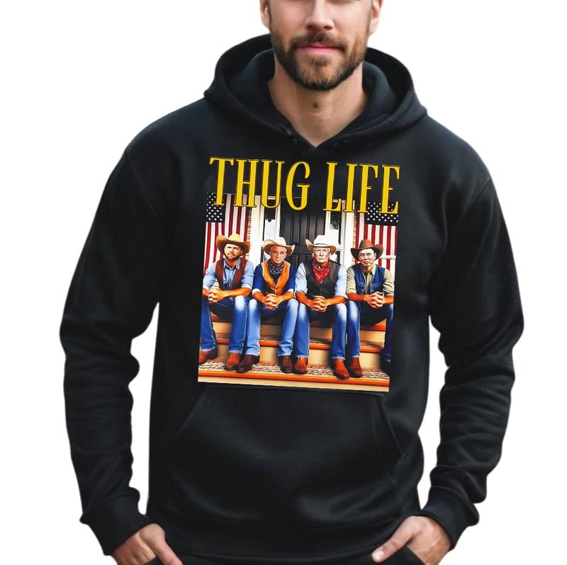 christmas Vance Elon Kennedy Thug Life . christmas . Dark MAGA
