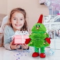 thumbnail image 1 of Singing Dancing Plush Christmas Tree Toy - Musical Animated Character for Parties, Kids Interactive Decor, Santa Bear Light Show Gift, 1 of 7