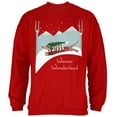 thumbnail image 1 of christmas dachshund weiner winter wonderland mens sweatshirt, 1 of 1