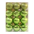 thumbnail image 1 of christmas decorations 1 box of 24 Christmas balls set, Christmas tree window display, shopping mall decoration pendant, 4 cm, 1 of 2