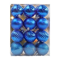 christmas decorations 1 box of 24 Christmas balls set, Christmas tree window display, shopping mall decoration pendant, 4 cm