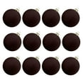 thumbnail image 1 of christmas decorations 12 pcs velvet Christmas balls gather Christmas tree decorations Plastic balls Hang Christmas decorations Christmas tree decorations Decoration.36 inches, 1 of 4