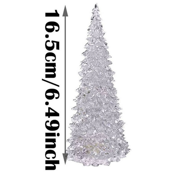 christmas decorations 2/3/5 Christmas tree color LED acrylic night lights of different sizes