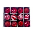thumbnail image 1 of christmas decorations Christmas decorations, Christmas tree ornaments, Christmas balls, colored balls (6cm/12 pieces), 1 of 2