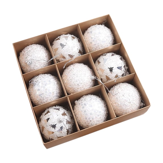 christmas decorations Fashionable Christmas set display box, Christmas supplies, foam Christmas pendant, Christmas tree decoration hanging