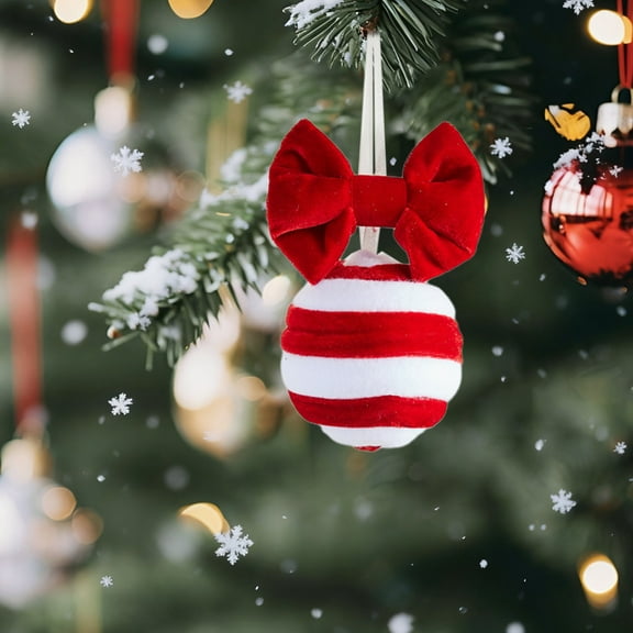 christmas ornaments set Christmas Mood Decorations Velvet Ball Pendants Holiday Decoration Pendants outdoor christmas decorations