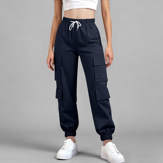 christmas pants,Wide Leg Sweatpants Women Cargo Pants for Girls High Waisted Baggy Sweatpants for Women Casual Pants with Pockets,Womens Sweatpants Baggy Wide Straight Leg Sweats Pants with Pockets