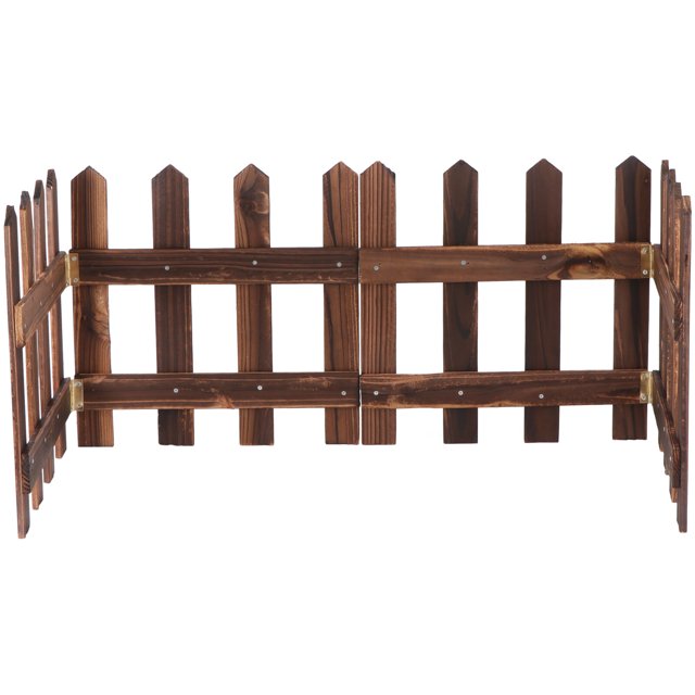 christmas tree fence 1.2m Decoractive Wooden Picket Fence Miniature