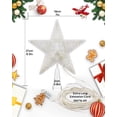 thumbnail image 1 of christmas tree topper 8-points star, 1 of 5