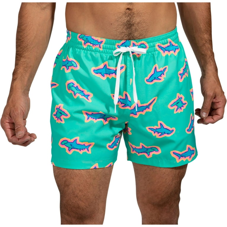 Trunks Chubbies Sleep Shorts Chubbies Men's Stretch Swim Trunks (Apex Swimmers, S)