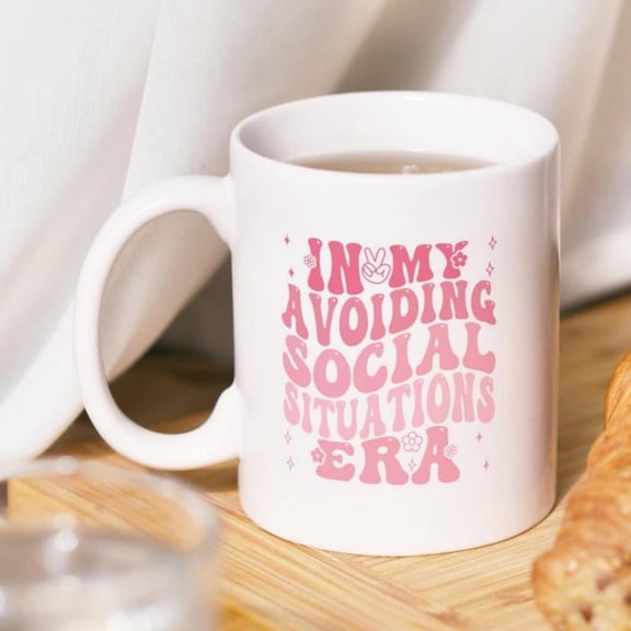 cial Anxiety Mug, Funny Quote Mug, Funny Office Mug, hip Gift, Colleague Gift, Joke gift, Novelty Mug, Funny Meme Gift, New Job Mug.