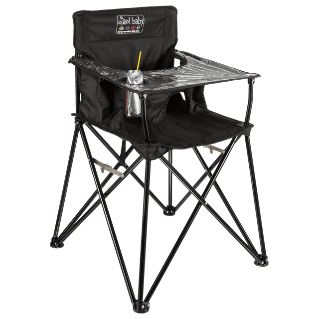 ciao! baby Portable High Chair Black