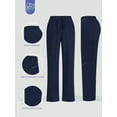 thumbnail image 1 of cimmuovere Casual Commuting 6 Pocket Elastic Waist Loose Pants Scrub Nurse Scrub Workwear Dentist Healthcare Pet Hospital Laboratory, 1 of 10