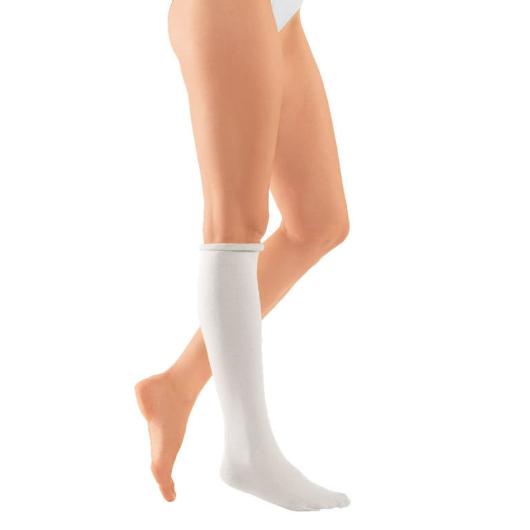 circaid Lower Leg Compression Wrap Terry Cotton Undersock Liner, 91 cm  (Max), White-Cotton Terry 
