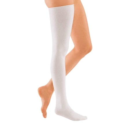 circaid Full Leg Compression Wrap Terry Cotton Undersock Liner, 91 cm (Max), White-Cotton Terry