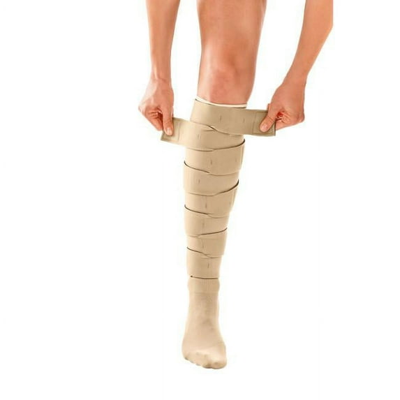 circaid juxtafit Premium Inelastic Lower Leg Compression Wrap, Med-FC (Full Calf), Long