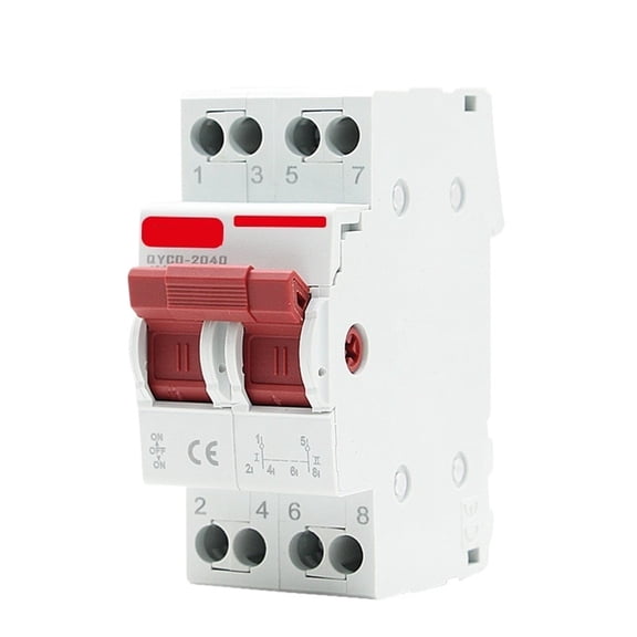 circuit breaker 2P 40A/63A Dual Power Manual Transfer Isolating Switch Interlock Circuit Breaker