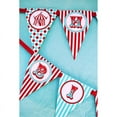 thumbnail image 1 of circus carnival happy birthday banner pennant, 1 of 2