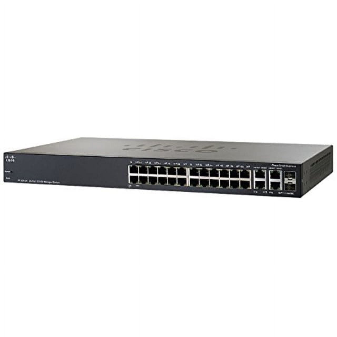 Cisco SF300-24MP-K9-NA, 24 10/100 PoE+ Ports With 375W Power Budget
