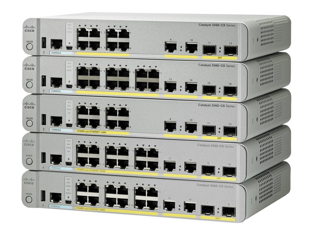 Cisco Catalyst 3560CX-12TC-S - switch - 12 ports - managed - rack 