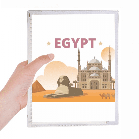 city pyrad sphinx egypt notebook loose diary refillable journal statiry