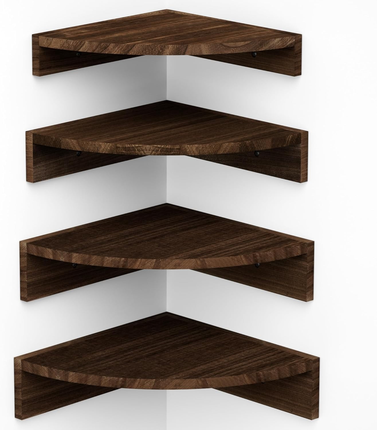 ciyvbiei KFHDMCV Black Corner Shelf Wall Mount Floating Shelves for ...