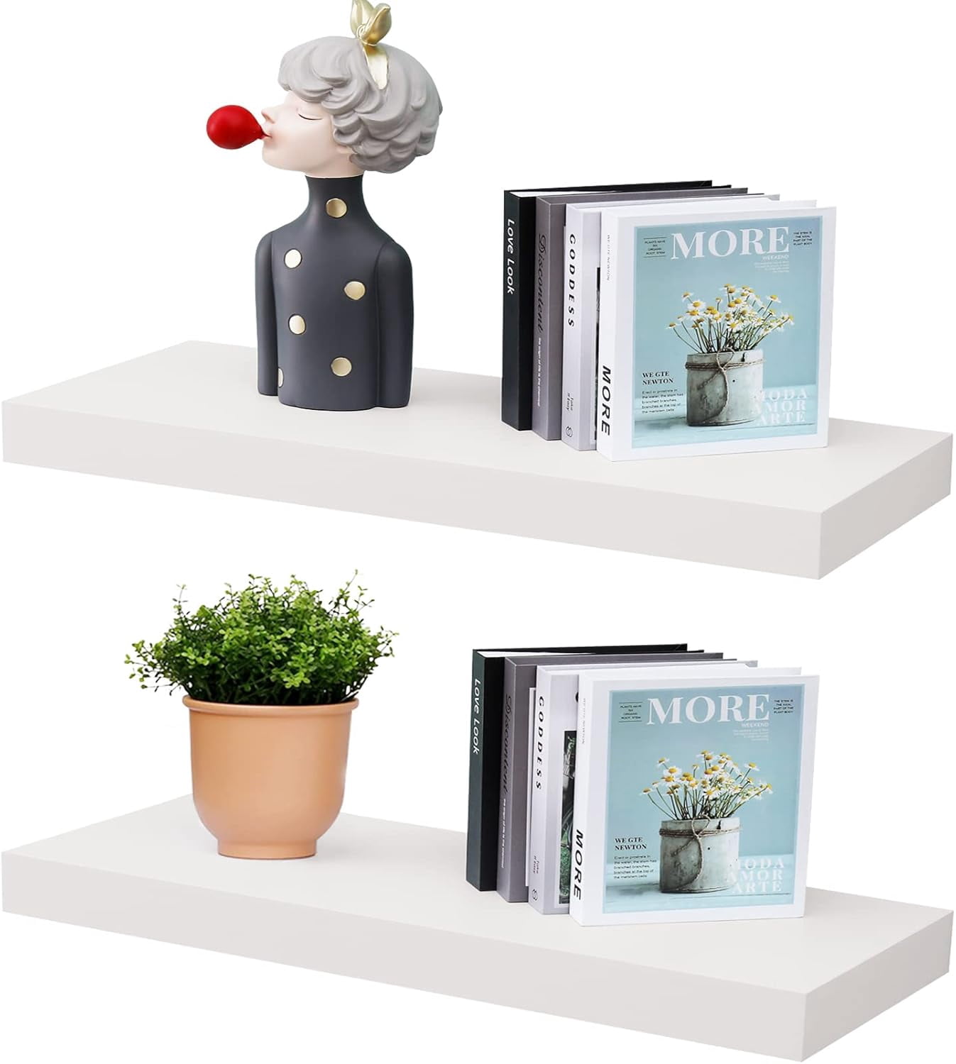 ciyvbiei Simons Floating Wall Shelf Shelves 18-Inch Black - Walmart.com