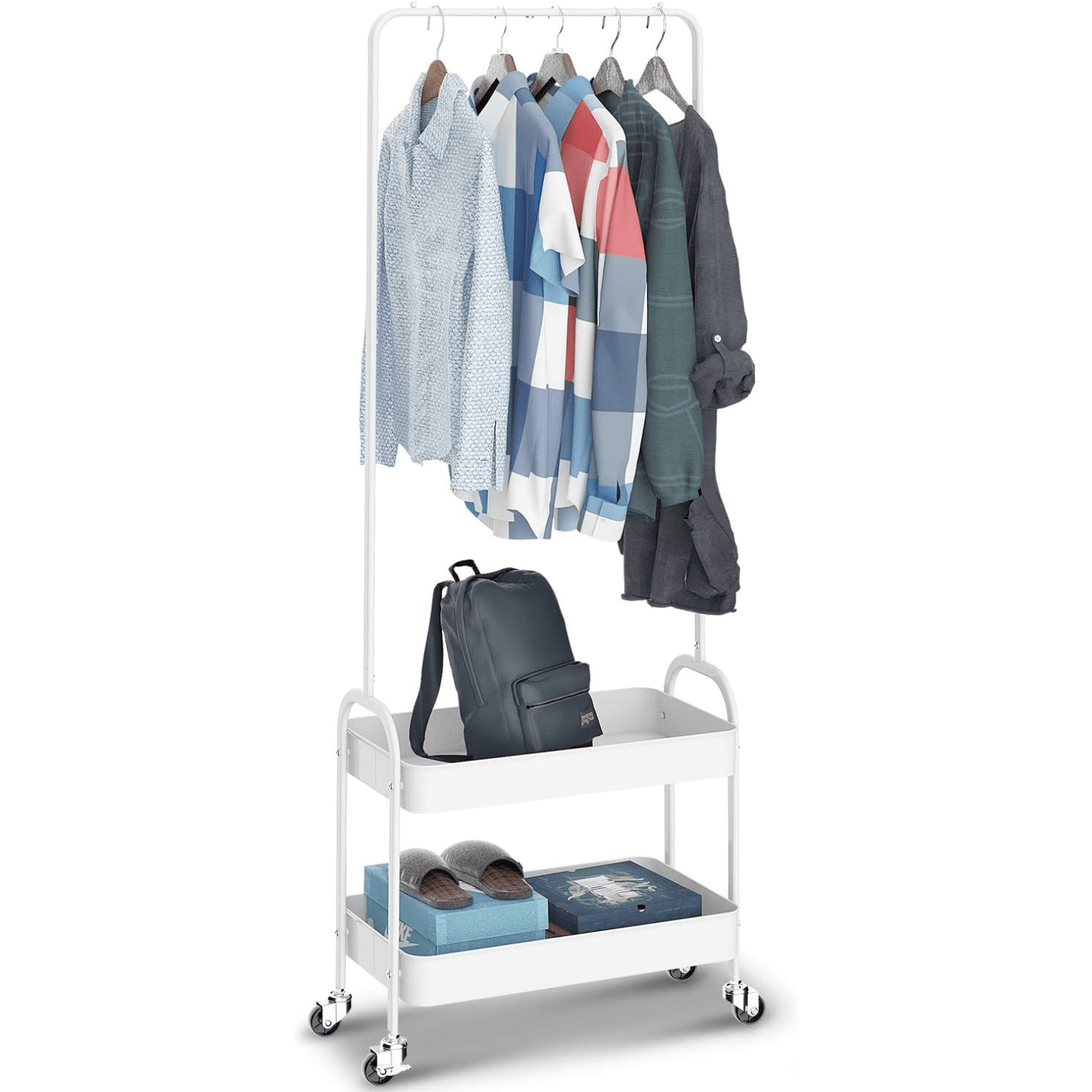 cjjojobiubiu Clothing Rack Small Clothes Racks for Hanging Clothes ...
