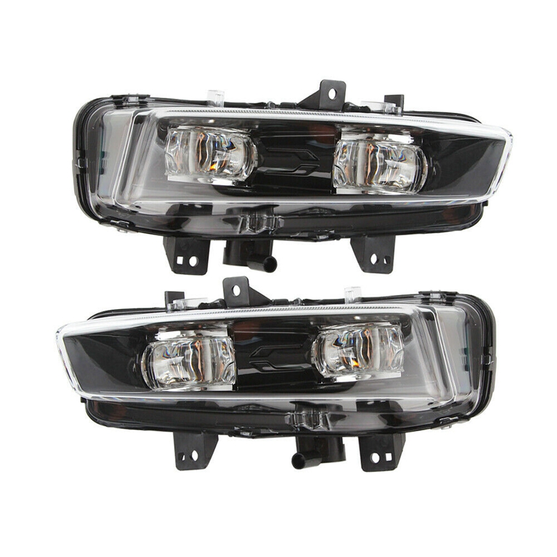 ckepdyeh 1 Set Car Front Fog Lights Lamp LED Headlight Fog Lights for