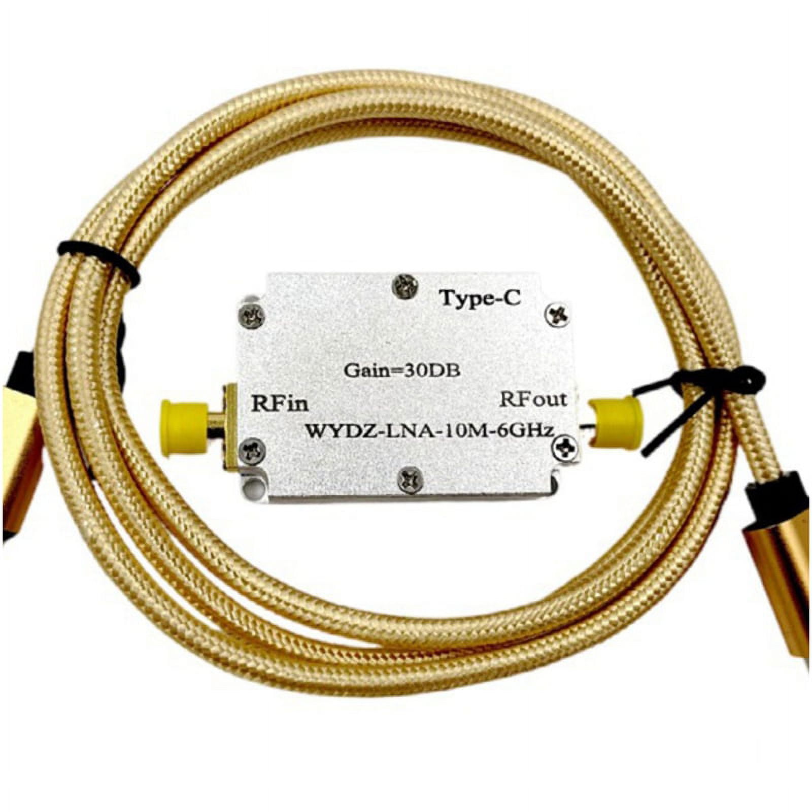 ckepdyeh 10M6GHz High Flatness Amplifier Low Noise Amplifier Gain 30DB