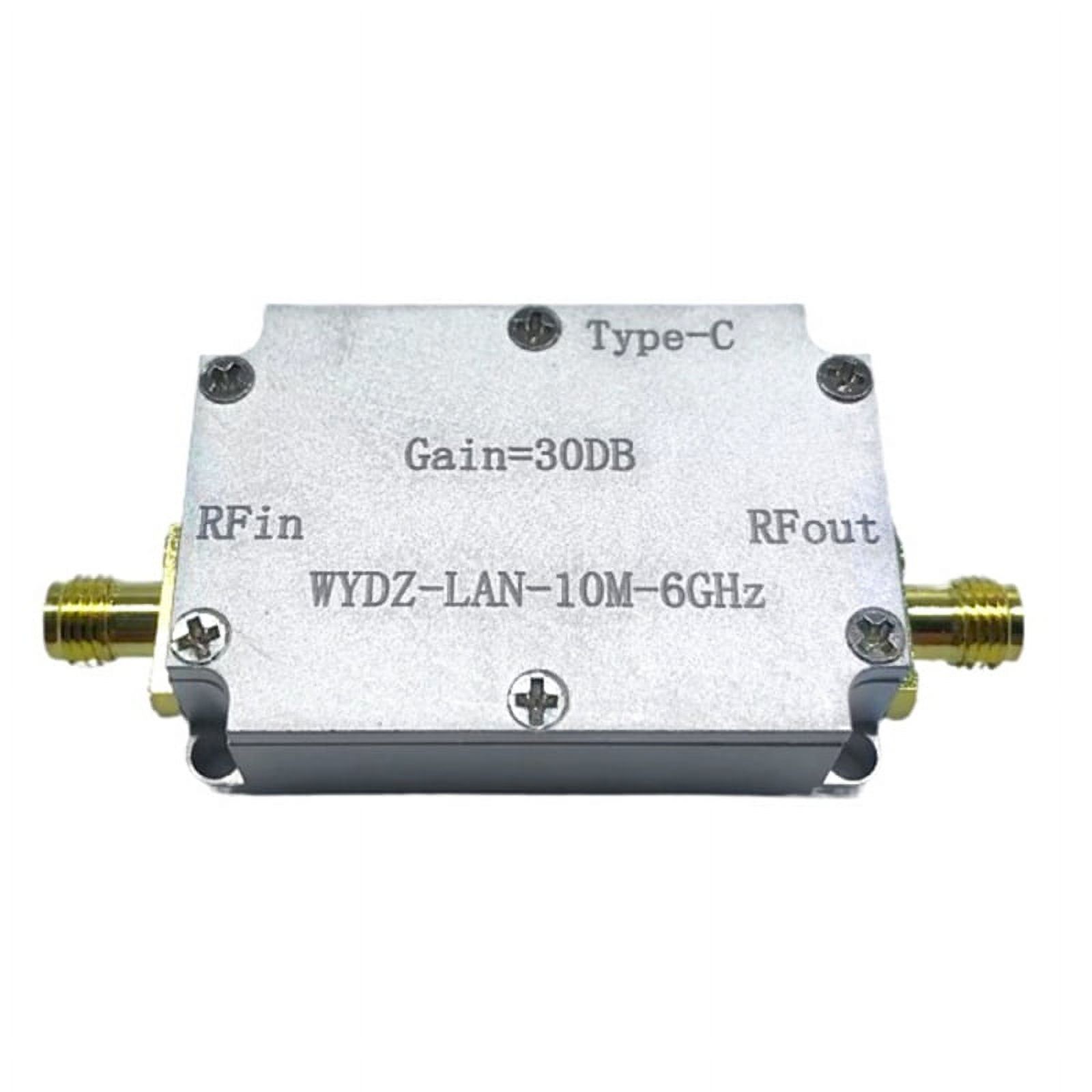 ckepdyeh 10M6GHz Low Noise Amplifier Gain High Flatness Amplifier 40DB