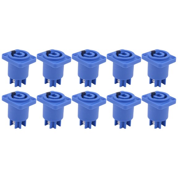 ckepdyeh 10PCS Powercon Connector 3 Pins 20A 250V Power Speaker Panel Socket Female for LED Sc