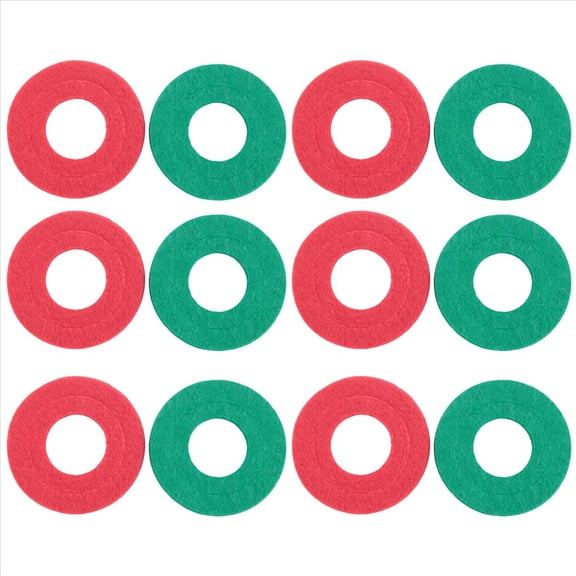 ckepdyeh 12 Pieces Battery Terminal Anti Washers Fiber Battery Terminal Protector, 6 Red and 6