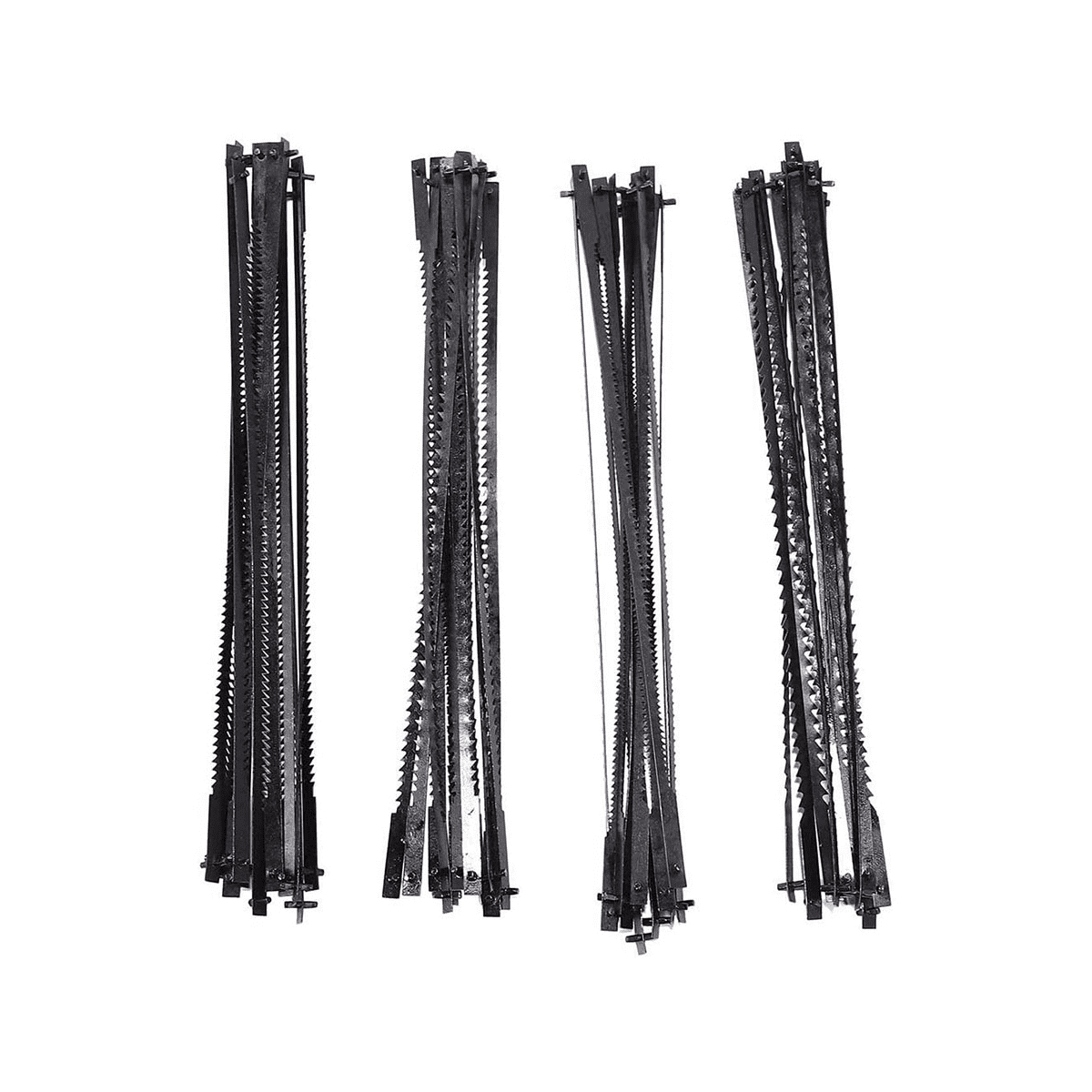 ckepdyeh 12Pcs 5 Inch Pinned Scroll Saw Blades TPI 10/15/18/24 Tools